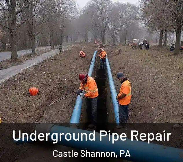  Underground Pipe Repair Castle Shannon, PA